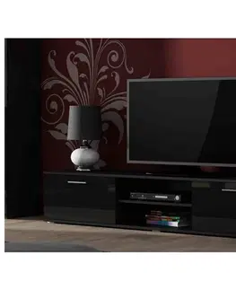 ArtCam TV stolík SOHO 180 cm Farba: Sivá/sivý lesk