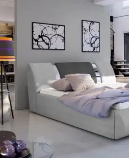 ArtElta Manželská posteľ FLAVIO | 180 x 200 cm Farba: Soft 11 / Soft 10