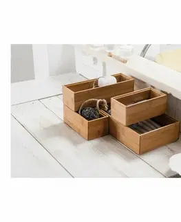 Compactor Úložný organizér Bamboo Box M, 22,5 x 7,5 x 6,5 cm