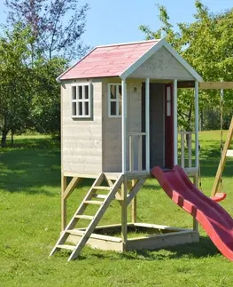ArtWD Detský záhradný domček s ihriskom SPACE