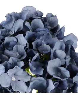 Pugét hortenzií modrá, 5 kvetov, 20 x 43 cm