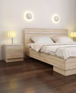 ArtStol Manželská posteľ VISTA 160 Farba: Biela