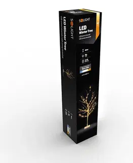 Solight LED zimný stromček, 50x LED, 60 cm, 3x AA