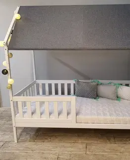 ArtGapp Detská posteľ HOUSE | biela