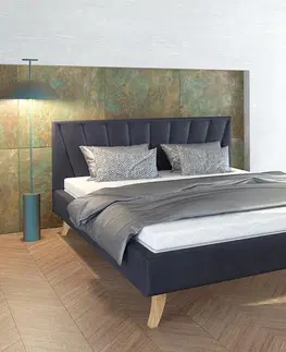 FDM Čalúnená manželská posteľ HEAVEN | 120 x 200 cm Farba: Béžová