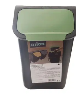 Orion Odpadkový kôš na triedený odpad 25 l, zelená