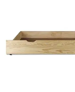 Úložný box pod posteľ - masív LK152 | borovica Morenie: Gray