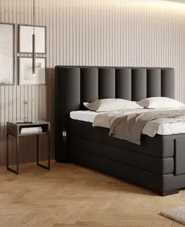 ArtElta Manželská posteľ VEROS Boxspring | elektrická polohovateľná 140 x 200 cm Farba: Velvet Mat 24