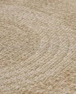 Vopi Kusový koberec Comilla 0886 beige, průměr 160 cm