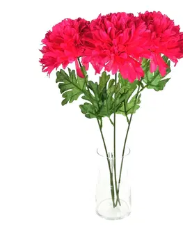 Umelá kvetina Chryzantéma 50 cm, červená