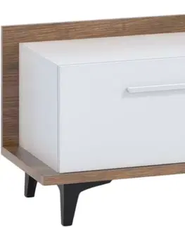 ARTBm TV stolík BOX-08 Farba: craft zlatý / biela / čierna 