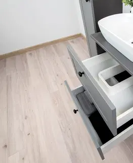 Artstolk Kúpeľňová zostava SENJA | sivá Varianta: Kúpeľňová skrinka SENJA D30 S/1