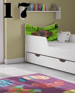 Detská posteľ SMB - zvieratá Prevedenie: Obrázok č.21