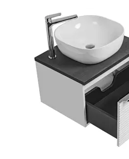 ArtCom Kúpeľňový komplet LEONARDO White DU60/1 s doskou a umývadlom