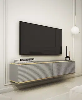 ArtPS TV stolík BIJOU MDF135 | závesný Farba: Čierna