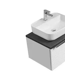 ArtCom Kúpeľňový komplet LEONARDO White DU60/2 s doskou a umývadlom