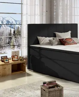 ArtElta Manželská posteľ BOLERO Boxspring | 140x200 cm Bolero rozmer: 140x200 cm, Bolero farba: Soft 33