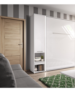 Dig-net nábytok Sklápacia posteľ Lenart Concept  PRO CP-02 | 120x200 Farba: Biela