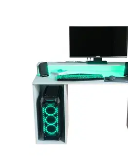 ArtAbiks Písací stolík GAMER 2 | 107 cm Farba: Biela