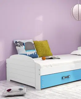 BMS Detská posteľ LILI Farba: Biela - grafit