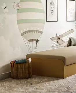 ArtElta Jednolôžková posteľ PARYS hnedá | 80 x 190 cm Farba: Alova 66, Prevedenie: ľavé