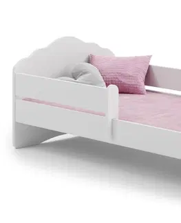 ArtAdrk Detská posteľ CASIMO | so zábranou Prevedenie: Modrý macko