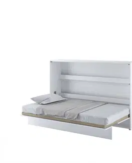 Dig-net nábytok Sklápacia posteľ BED CONCEPT BC-05p | biely lesk 120 x 200