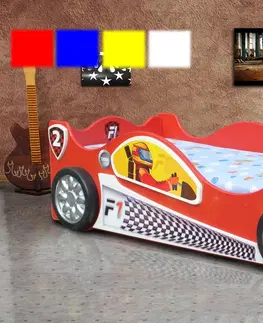 Artplast Detská posteľ formulka MONZA | mini Farba: Červená