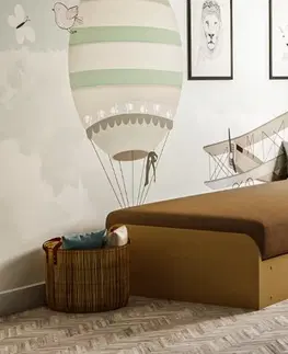 ArtElta Jednolôžková posteľ PARYS hnedá | 80 x 190 cm Farba: Pravá / Sawana 14