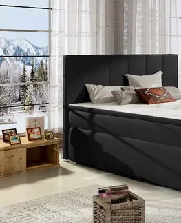 ArtElta Manželská posteľ BOLERO Boxspring | 160x200 cm Bolero rozmer: 160x200 cm, Bolero farba: Soro 65