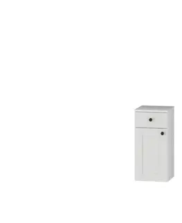 Artstolk Kúpeľňová zostava SENJA | biela Varianta: Kúpeľňová skrinka SENJA W30