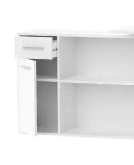 ArtAdrk Písací stolík SAULO Farba: biela / sivá