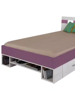 Meblar  Detská posteľ NEXT NX18 Ľ/P Farba: Sivá