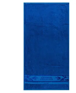4Home Sada Bamboo Premium osuška a uterák modrá, 70 x 140 cm, 50 x 100 cm 