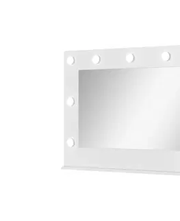 ArtLas Toaletný stolík ALEAH so zrkadlom | biely
