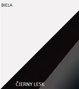 ARTBm Komoda MAX 01 Farba: Slivka / čierny lesk