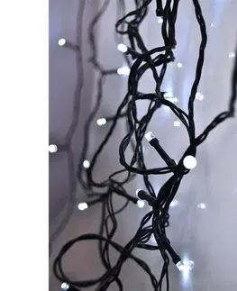 Solight Vianočná reťaz 200 LED studená biela, 20 m