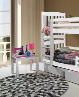 ArtBed Detská poschodová posteľ SERAFIN Prevedenie: Morenie - Akryl