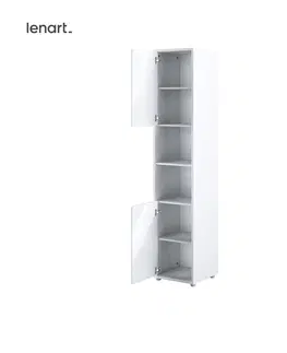 Dig-net nábytok Skrinka Lenart Concept Pro CP-08 Farba: Biela / biely lesk