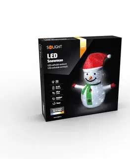 Solight LED snehuliak vonkajší 40 LED, teplá biela