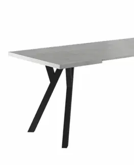 Signal Jedálenský stôl MERLIN Farba: biely mat