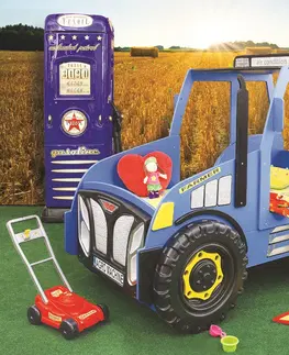Detská posteľ Traktor modrý