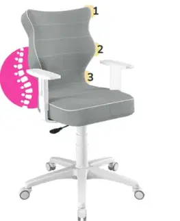 Entelo Kancelárska stolička PETIT 5 | biela podnož Jasmine 3