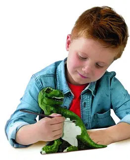 SES CREATIVE Sádrový T-Rex kreativní set k odlévání z gumové formy