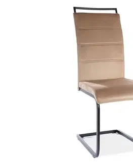 Signal Jedálenská stolička H-441 Velvet Farba: Sivá