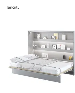Dig-net nábytok Sklápacia posteľ Lenart BED CONCEPT BC-04 | 140 x 200 cm Farba: Biela