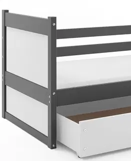 BMS Detská posteľ RICO 1 | sivá 90 x 200 cm Farba: Sivá