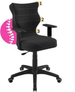 Entelo Kancelárska stolička PETIT 5 | čierna podnož Velvet 17