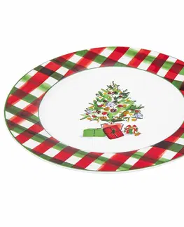 Altom Porcelánový dezertný tanier Classic Christmas, 20 cm