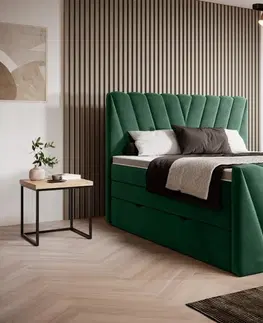ArtElta Manželská posteľ CANDICE Boxspring | 160 x 200 cm Farba: Loco 45 